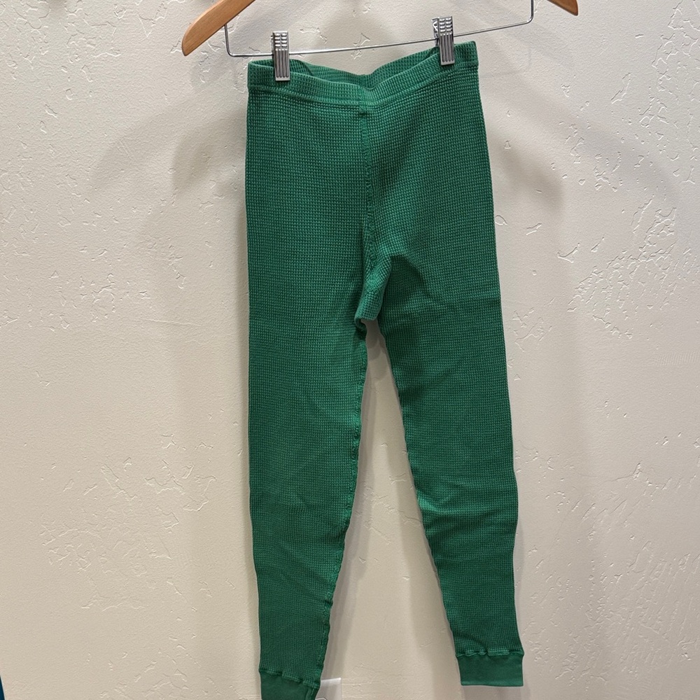 Hanna Andersson Green and Striped Kids pajamas- 2 sets- sz 10 Christmas - Picture 5 of 12